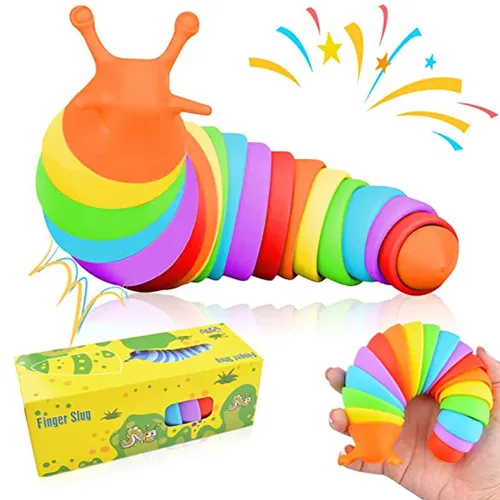 1pc Zappeln Slug Spielzeug Sensorischen Spielzeug Für Kinder Und Erwachsene Übung Handgelenk