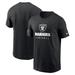 Men's Nike Black Las Vegas Raiders Sideline Performance T-Shirt