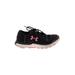 Under Armour Sneakers: Black Print Shoes - Women's Size 7 1/2 - Closed Toe