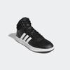 Sneaker ADIDAS SPORTSWEAR "HOOPS 3.0 MID LIFESTYLE BASKETBALL CLASSIC VINTAGE", Gr. 42,5, schwarz-weiß (core schwarz, cloud weiß, grau six), Synthetik, Textil, sportlich, Schuhe