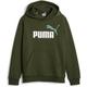 PUMA Kinder Sweatshirt ESS 2 Col Big Logo Hoodi, Größe 116 in Grau