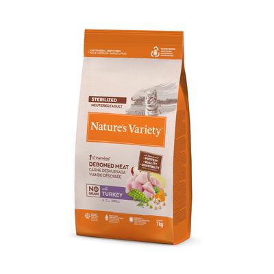 7kg Nature's Variety No Grain Sterilized Adult Truthahn Katzenfutter trocken