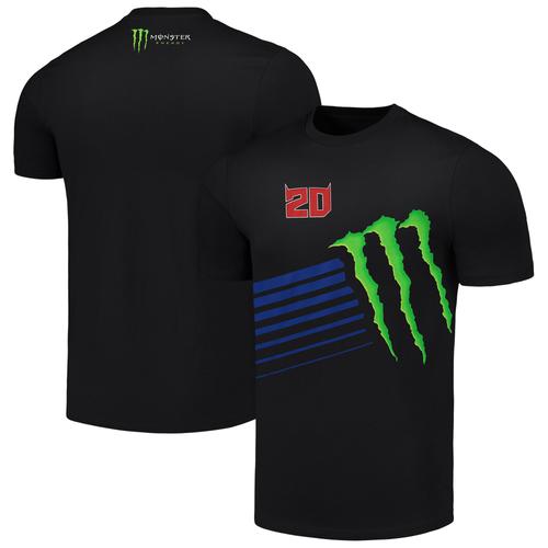 Monster Energy Yamaha 2023 Team Fabio Quartararo 20 T-Shirt – Schwarz