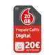 Vodafone Prepaid CallYa Digital eSIM | Jetzt noch mehr Datenvolumen - 20 GB statt 15 GB Datenvolumen | 5G-Netz | SIM-Karte ohne Vertrag | 1. Monat kostenlos | Telefon- & SMS-Flat