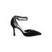 Vince Camuto Heels: Pumps Stilleto Cocktail Party Black Print Shoes - Women's Size 7 1/2 - Closed Toe