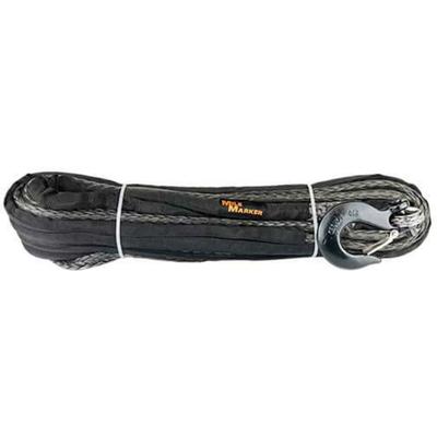 Mile Marker Synthetic Assembly Rope 5/16 in x 100 ft 12.800 lb Black/Grey 19-52516-100C