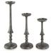 Signature Design by Ashley Eravell 18" H Aluminum Tabletop Candlestick in Gray | 18 H x 5 W x 5 D in | Wayfair A2000584