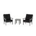 POLYWOOD® Mission 3-Piece Deep Seating Set in Gray | Outdoor Furniture | Wayfair PWS2133-2-GY154349