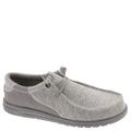 Hey Dude Wally Stitch Flecked Woven - Mens 12 Grey Slip On Medium