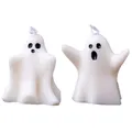 Halloween Fantôme Bougies Halloween Blanc 3D Fantôme Bougies en Cire De Soja Gothique Halloween