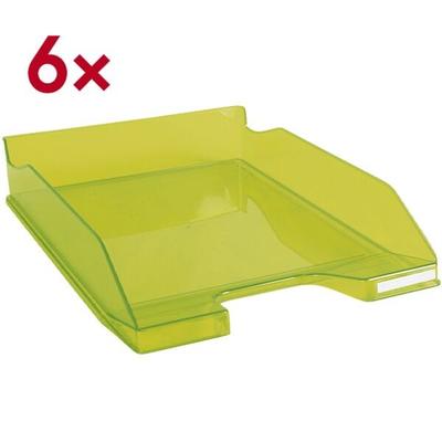 6 Briefablagen A4+ »Combo Midi« Anisgrün glossy, EXACOMPTA