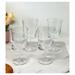 LeadingWare Oval Halo Acrylic Wine Glasses Set of 4 (12oz) - 3.35" W x 3.35" L x 6.9" H