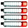 2x LED Weiß Rot Tür Courtesy Licht Für Chevy Silverado 1500 2500 3500 97-20 Hummer H2 03-09 GMC