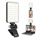 Mini-Clip-On-Handy Licht Selfie LED-Licht 3000k-6500k dimmbar mit Akku für iPhone Samsung Huawei
