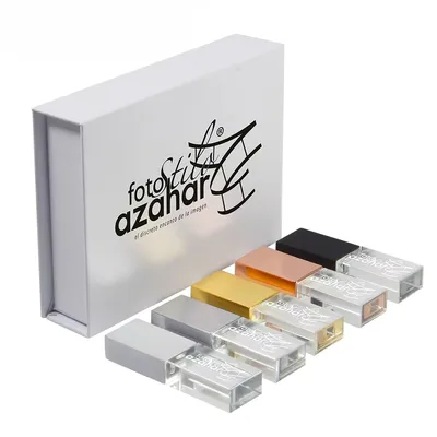 Farbe benutzerdefinierte Geschenkbox USB-Flash-Laufwerk 128 GB Hochzeitsgeschenk Pen-Laufwerke 64 GB Image
