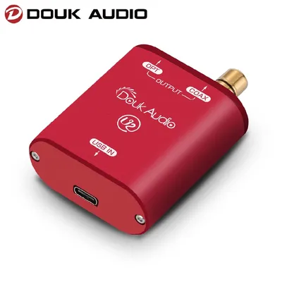 Douk Audio U2 Mini XMOS XU208 USB zu SPDIF Koaxial Optischer Konverter Digitale Schnittstelle Audio Adapter DSD PCM 192 KHz Image