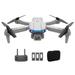 WLR/C 4K Dual HD Camera FPV 2.4GHz 4CH RC Quadcopter w/ 3 Battery (Grey)