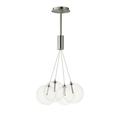 ET2 Lighting - Burst - 7.2W 4 LED Pendant-39.5 Inches Tall and 17 Inches