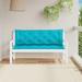 Aibecy Garden Bench Cushions 2pcs Turquoise 59.1 x19.7 x2.8 Fabric