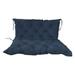 Hammock Chair Swing Seat Cushion Outdoor Bench Pad Washable Replacement Seater Porch Swing Chair Cushion Garden Chair Pad for Garden Porch Navy Blue and L