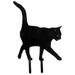 BESTONZON Cat Garden Statue Garden Animal Stake Ornament Outdoor Decorative Kitten Stake Garden Stake Art