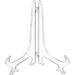 10 Inch Clear Plastic Easels or Stand/Plate Holders to Display Pictures or Other Items at Weddings Home Decoration Birthdays Tables (6 Pack)