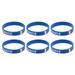 10 Pcs Flag Printed Country Silicone Wristband Fashion Sports Bracelet Hand Ring Wristband for Sports Game Football Match(France)