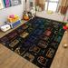 Gamer Controller Area Rug Non Slip Colorful Gaming Rugs Printed Gamepad Play Carpet For Gamer Boys Teen Bedroom Living Room Playroom Decor 2 x 3