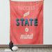 Quotes Decor Wall Hanging Tapestry Success is A State of Mind in Retro Style Theme Motivational Quote Classic Print Bedroom Living Room Dorm Accessories 40 X 60 Inches by Ambesonne