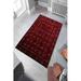 LaModaHome Area Rug Non-Slip - Burgundy Afghan Soft Machine Washable Bedroom Rugs Indoor Outdoor Bathroom Mat Kids Child Stain Resistant Living Room Kitchen Carpet 4.7 x 7.3 ft