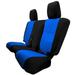 TLH Custom Fit Seat Covers for 2007-2018 Jeep Wrangler JK 4DR Blue Neoprene Car Seat Covers Rear Set Seat Cover Waterproof Car Seat Protector Interior Accessories Automotive Seat Covers for SUV