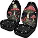 Suhoaziia Men Car Seat Cover 2 Piece Automobile Decorative Accessiores Set Comfortable Front Seat Cushion Protectors for Car Vehicle SUV Elastic Mushroom Frog Moon Front Seats Only