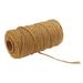 Hand Knitting Material 100M Cotton Crafts Rope Long/100Yard Cord String Macrame Home Textiles Hand Knitting Cotton Yarn Brown