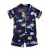 Kids Pajamas Robes Toddler Kids Baby Boys Dinosaur Pajamas Sleepwear T shirt Shorts Clothes Set 18 Month Old Pajamas Boy