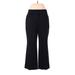 Ann Taylor LOFT Dress Pants - Mid/Reg Rise: Black Bottoms - Women's Size 8 Petite