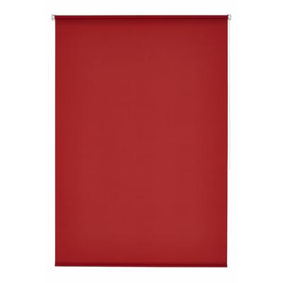 Seitenzugrollo K-HOME "Klemmfix-Rollo" Gr. 4, rot, B:70cm H:150cm, Polyester, Rollos, 1 Stück Image