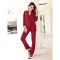 Longblazer CLASSIC BASICS "Blazer" Gr. 40, rot (kirsche) Damen Blazer