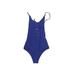 Tavik Swimwear One Piece Swimsuit: Blue Print Swimwear - Women's Size X-Small