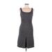 Ann Taylor Casual Dress - Sheath: Gray Tweed Dresses - Women's Size 0