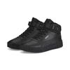 Sneaker PUMA "Carina 2.0 Mid Winter Sneakers Damen", Gr. 36, schwarz (schwarz schwarz shadow gray), Obermaterial: Leder; Futter: Synthetik; Innensohle: Textil; Laufsohle: Gummi, Schuhe