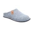 Pantoffel ROHDE "LUCCA", Damen, Gr. 38, blau (hellblau), Filz, meliert, klassisch, Schuhe, Clog, Hausschuh, Homeslipper in melierter Optik