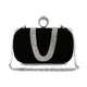 Luxus Frauen Abend Taschen Diamant Luxus Clutch Tasche Party Diamanten Dame Schwarz Rot Kette