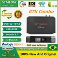 Gtmedia gtx combo tv box 4k 8k android 9.0 DVB-S2/t2/c2 2g 32g unterstützung ca & ci plus1.4