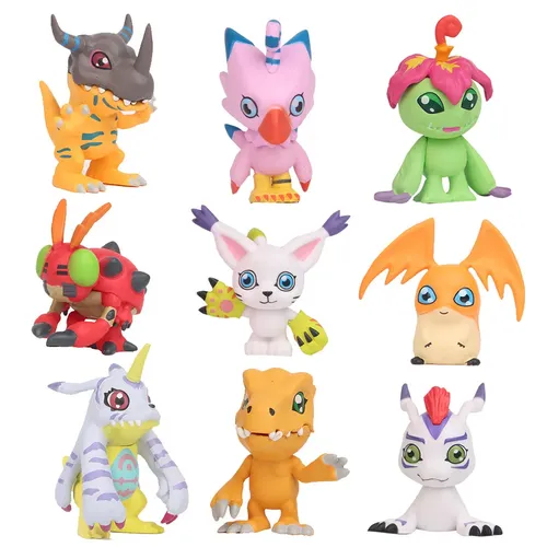 9 teile/satz Anime Digital Monster Digimon Nette Action-figur Modell Spielzeug