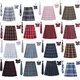 Frauen Plaid Falten Rock Mit Krawatte Bowtie XS- 5XL Harajuku Preppy Mini Japanischen Schule