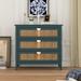 Natural Rattan Storage Cabinet 3 Drawer Chest