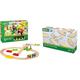 BRIO World 33727 Mein erstes Bahn Spiel Set - Zug mit Waggon, Schienen & Hängebrücke für Kleinkinder Einsteiger-Set empfohlen ab 18 Monaten & Bahn 33402 - Mittleres Schienensortiment