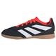 adidas Predator.4 In Sala J Sneaker, Core Black/FTWR White/Solar Red, 22 EU