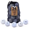 Second Chance Nike Mix Recycled Golf Balls (Lake Golf Balls), Unisex-Erwachsene Zweite Chance Nike 24er Pack Lake Golfbälle Klasse A, Weiß, 24 -