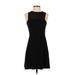 Banana Republic Casual Dress - A-Line: Black Solid Dresses - Women's Size 4